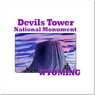 Devils Tower National Monument, Wyoming Posters and Art